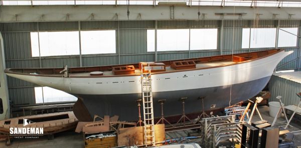 Yacht Vintage J A Allen Gaff Yawl 1890 Project