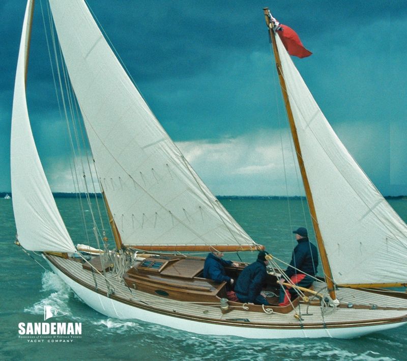 Wooden Boat Albert Strange 29 ft Gaff Yawl 1920