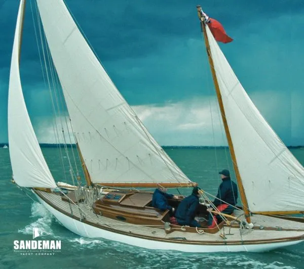Wooden Boat Albert Strange 29 ft Gaff Yawl 1920