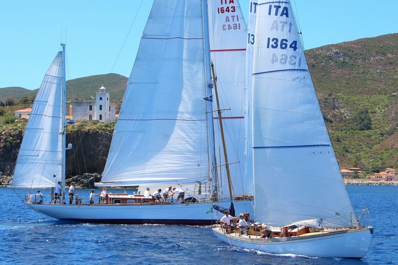 Mabelle, Ilda, Crivizza, and Gazell win the 6th Capraia Sail Rally