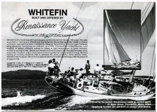 Foto 116 di 120: Bruce King 90 ft Spirit of Tradition Sloop 1984